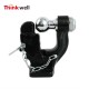 Hitch Receiver Mount Tow Hook Pintle Hook with Ball