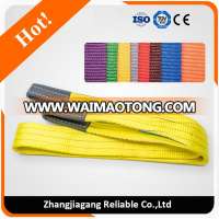 100% Polyester Eye & Eye Double Ply Flat Crane Webbing Sling for Lifting