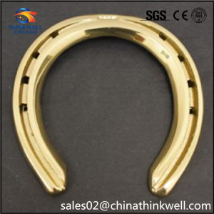 Copper Gold Plated Racing Equestrian Games Horseshoe Products